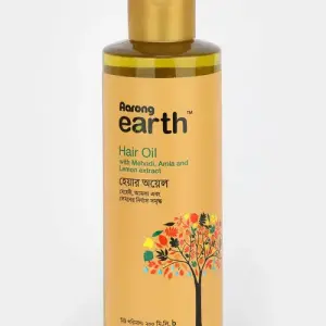Aarong Earth Hair Oil with Mehndi, Amla and Lemon Extract (200ml)