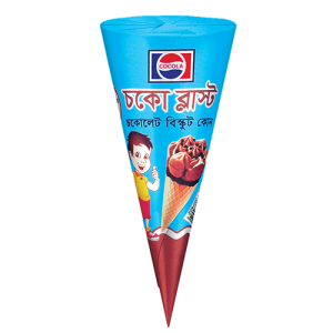 Choco Blust (Milk Chocolate Biscuit Cone)