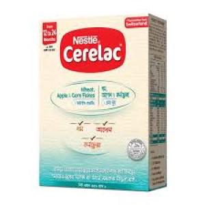 Cerelac Stage 4 Wheat, Apple & Corn Flakes-350gm