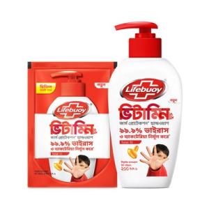 Lifebuoy Liquid Hand Wash Total Fresh Combo 2pcs-Pouch-340ml