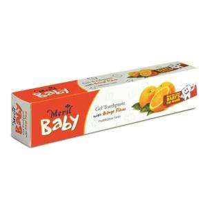 Meril Baby Gel Toothpest - Orange - 45gm