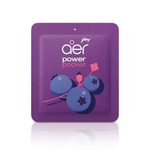 Godrej Aer Power Pocket Bathroom Freshner-Berry Rush-10gm