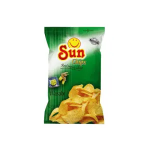 Sun Wasabi Potato Chips-20gm