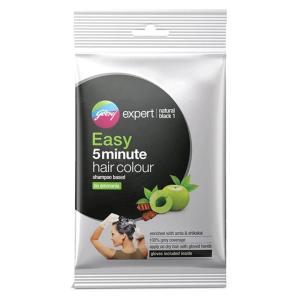 godrej expert Shampoo hair colour-natural black-18ml
