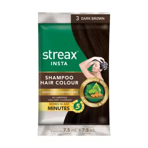 Streax Insta Shampoo Hair Color-15ml