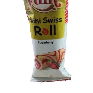 Yum Mini Swiss Roll Strawberry -30gm